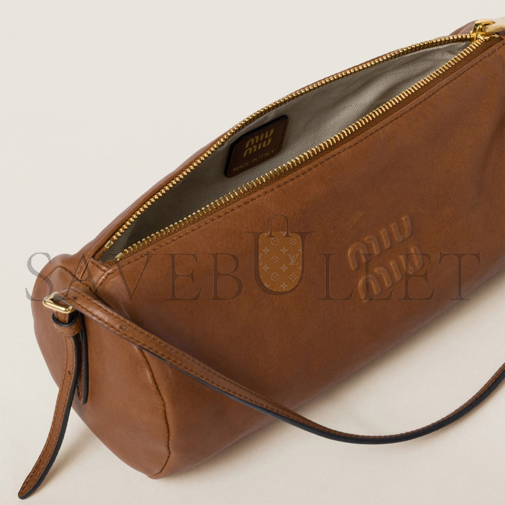 MIU MIU NAPPA LEATHER COSMETIC BAG 5NE851 (22*9*9cm)